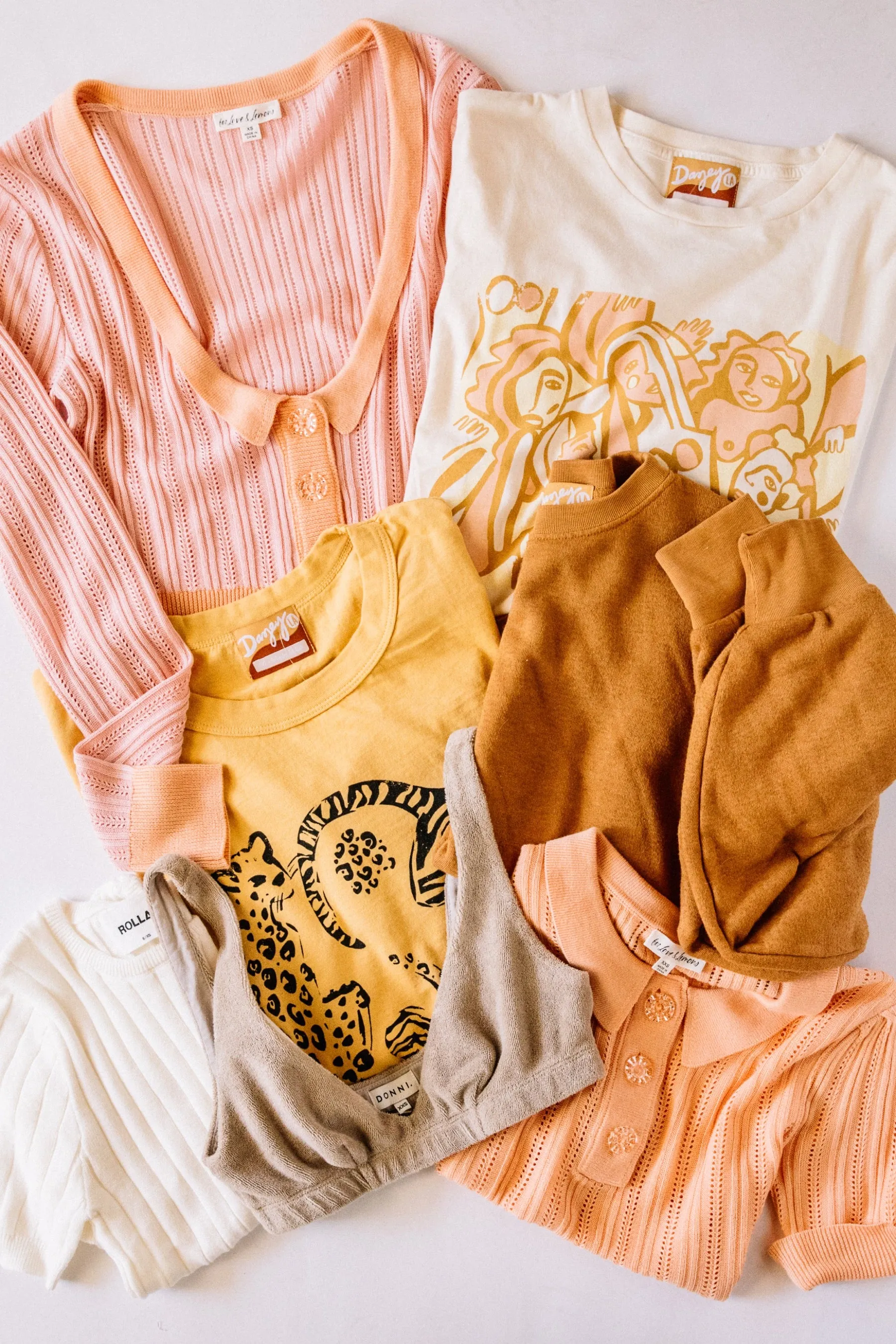 Apricot Phoebe Cardigan