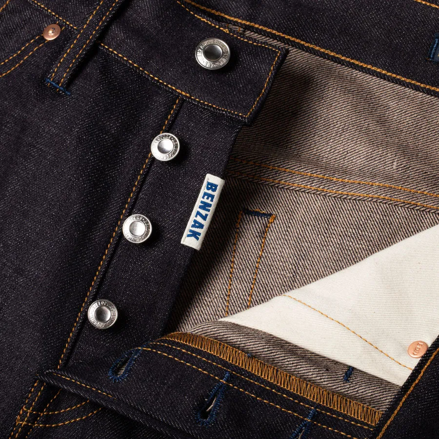 B-03 TAPERED 13 oz. brown cotton selvedge