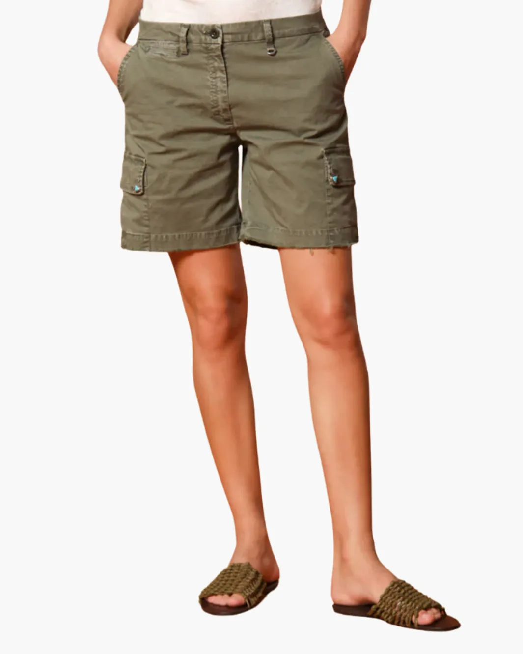 CHILE CARGO BERMUDA SHORT IN MILITARY GREEN