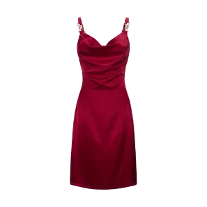 COPA SLIP DRESS-WINE