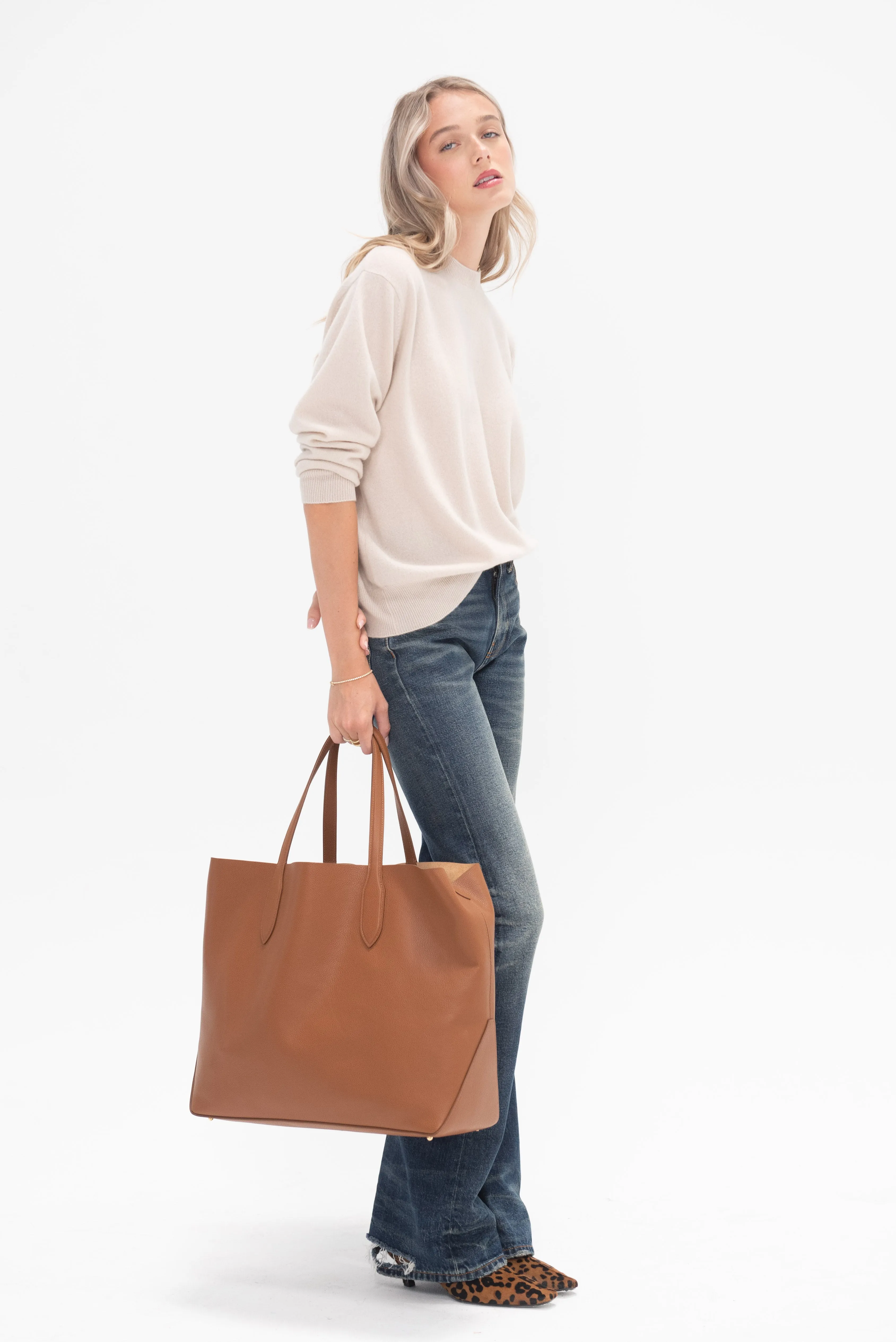 Eider Cashmere Sweater, Linen