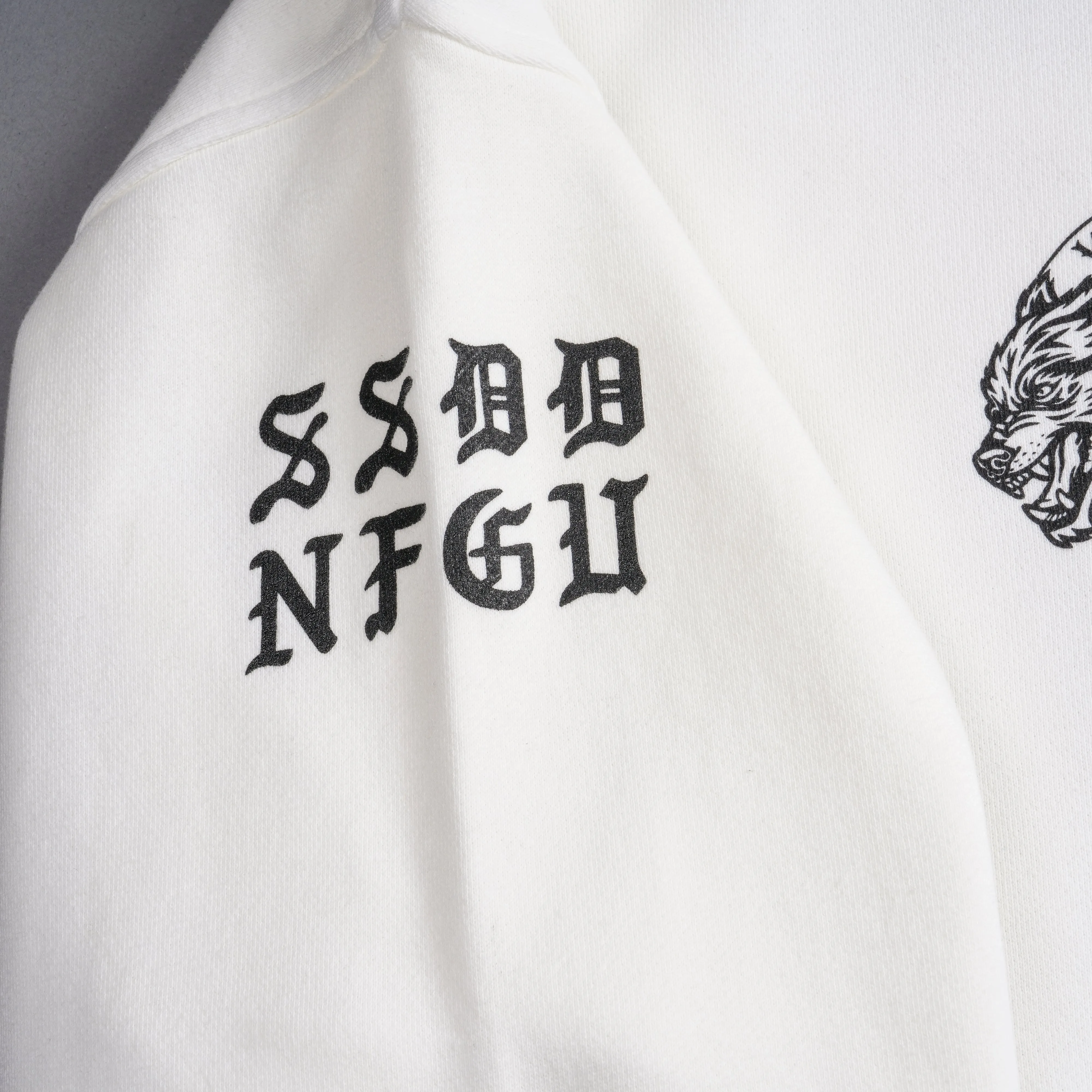 Established S. Hall Unisex Crewneck in Cream