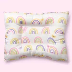 Fancy Fluff Organic Baby Head Nest - Rainbow Dreams