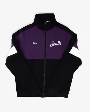 Fleece Track Jacket -Grape Combo