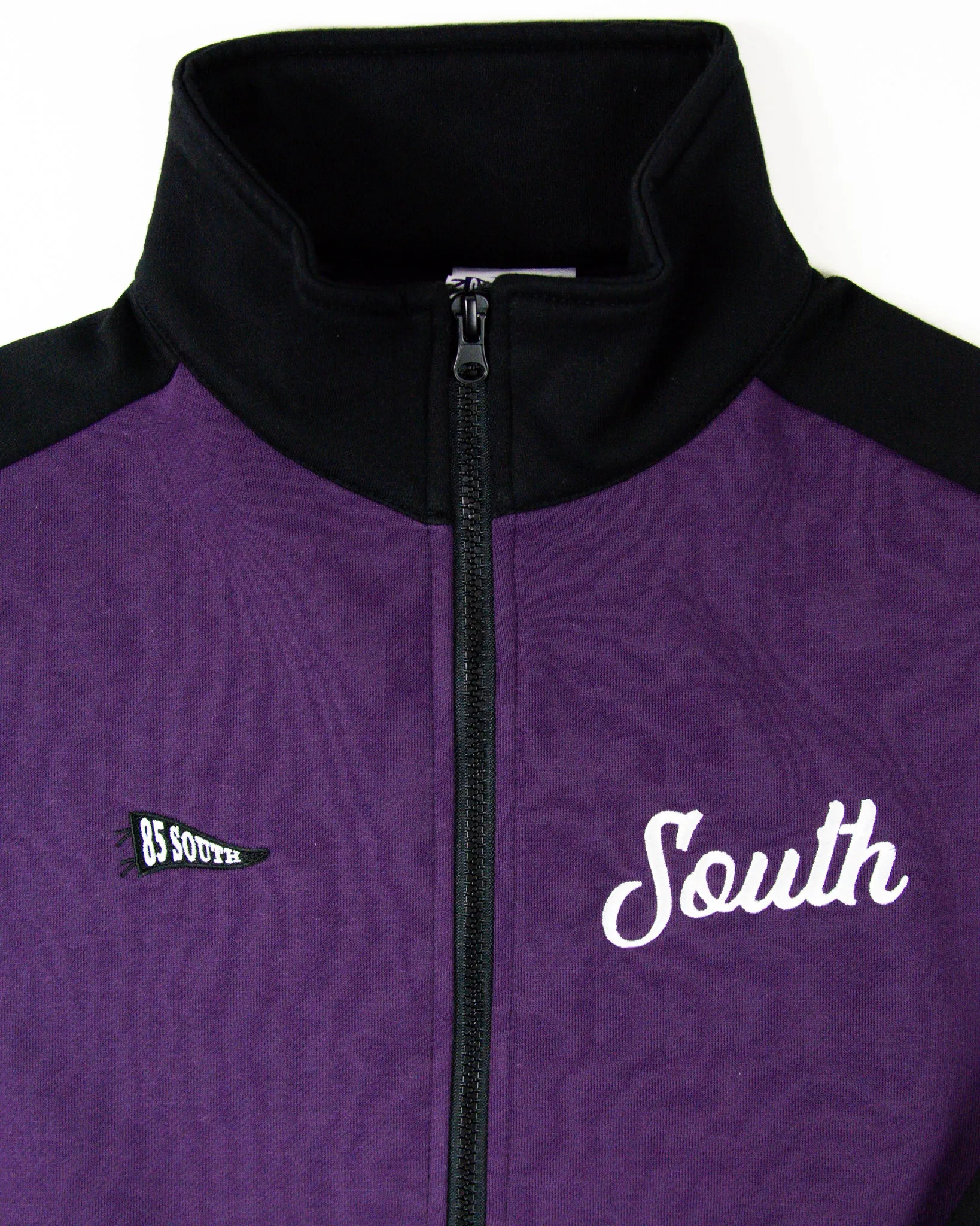 Fleece Track Jacket -Grape Combo
