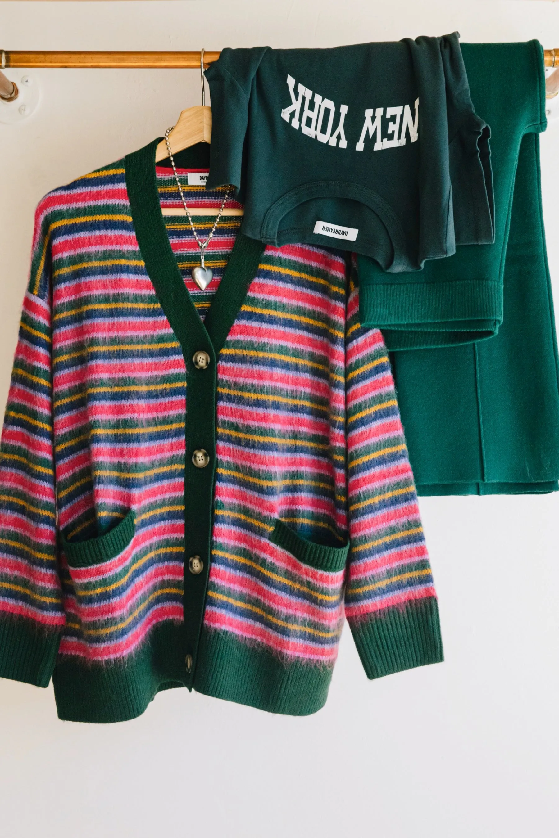 Garden Bloom Stripe Cardigan