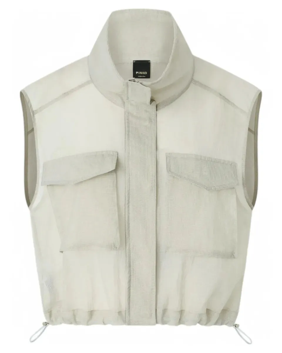 Gilet Smanicato in Tessuto Ripstop