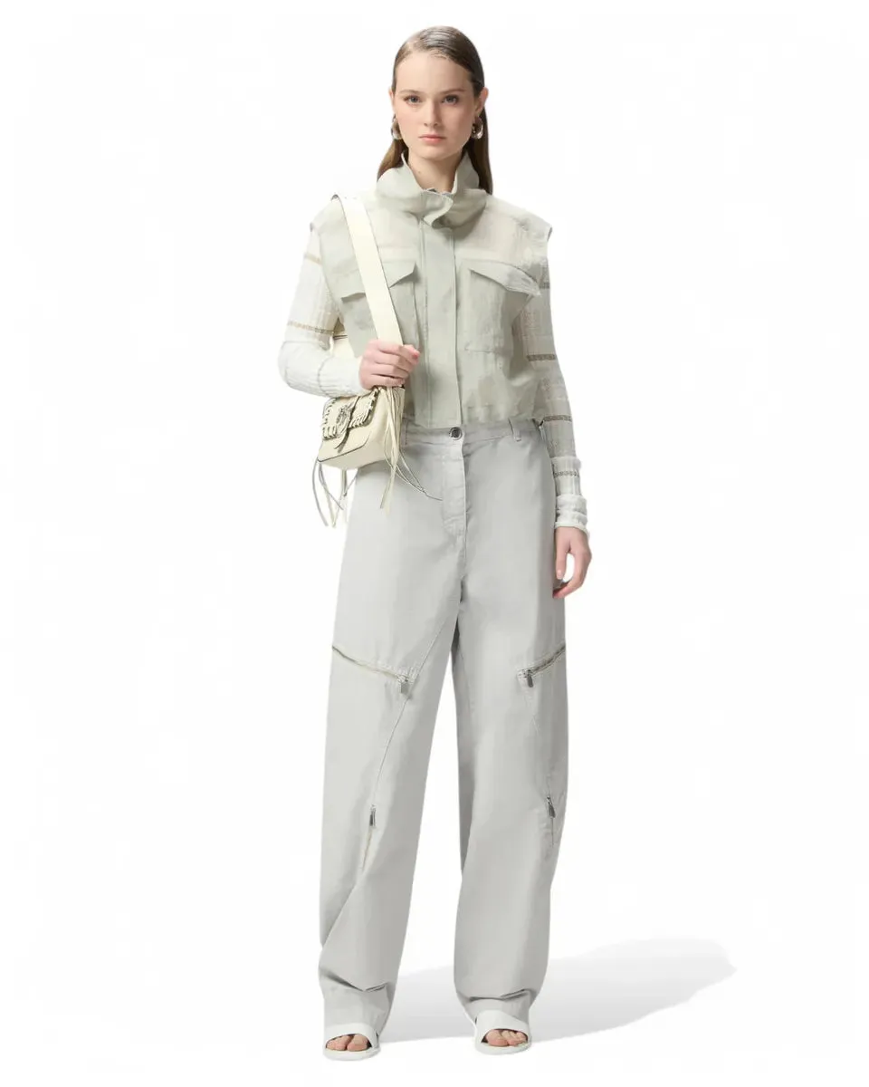 Gilet Smanicato in Tessuto Ripstop