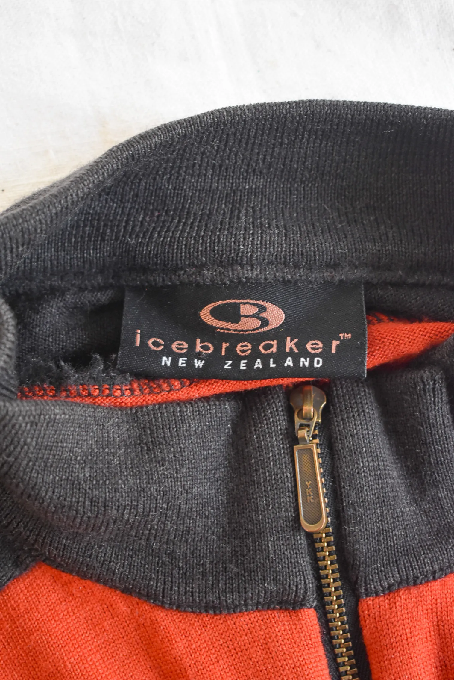 Ice Breaker NZ merino 1/4 zip thermal, L