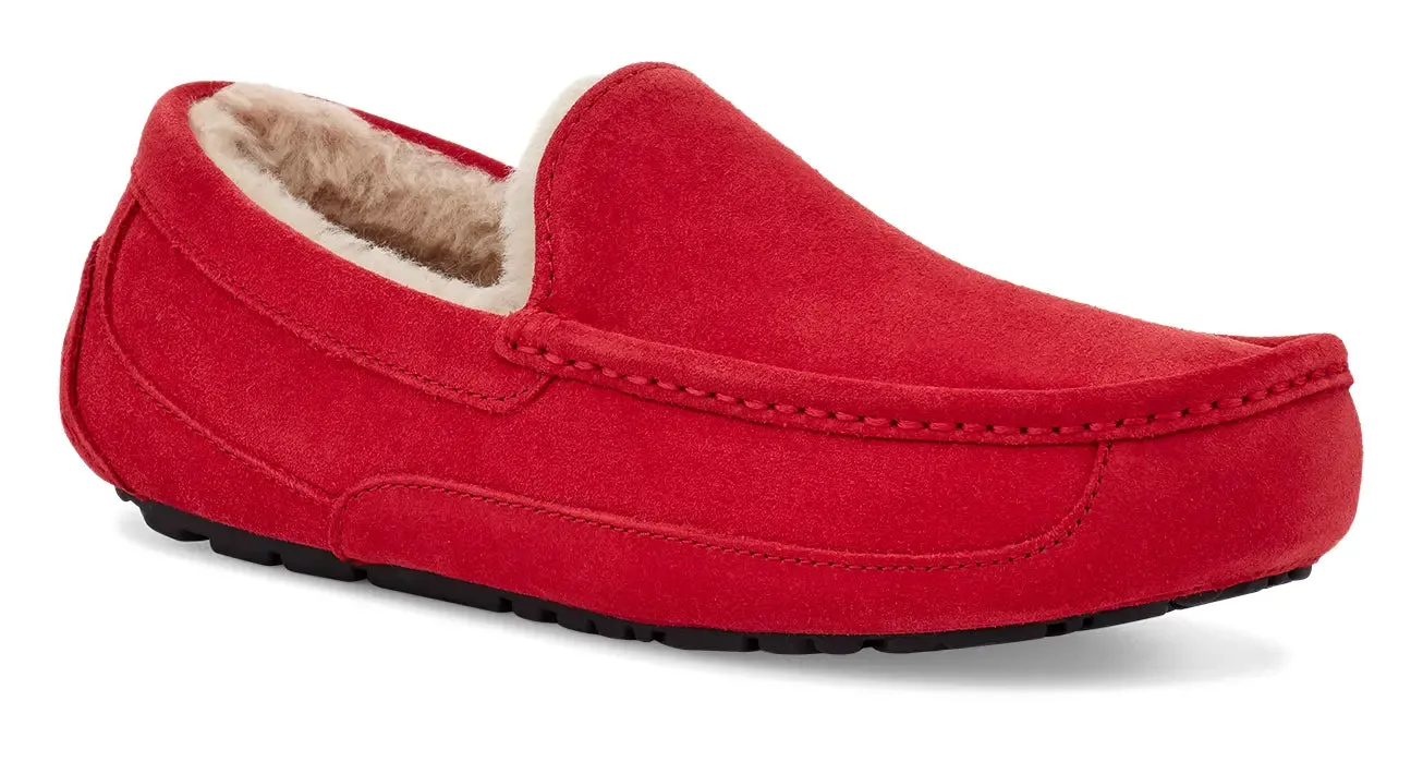 Men’s UGG Ascot (Suede) – Classic Moc-Toe Slipper with Indoor/Outdoor Comfort
