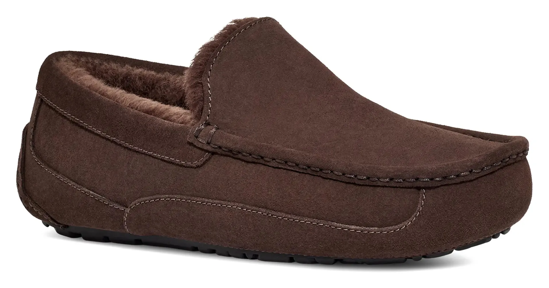 Men’s UGG Ascot (Suede) – Classic Moc-Toe Slipper with Indoor/Outdoor Comfort