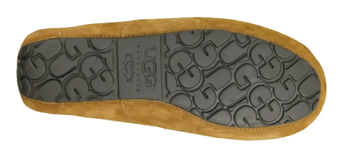 Men’s UGG Ascot (Suede) – Classic Moc-Toe Slipper with Indoor/Outdoor Comfort