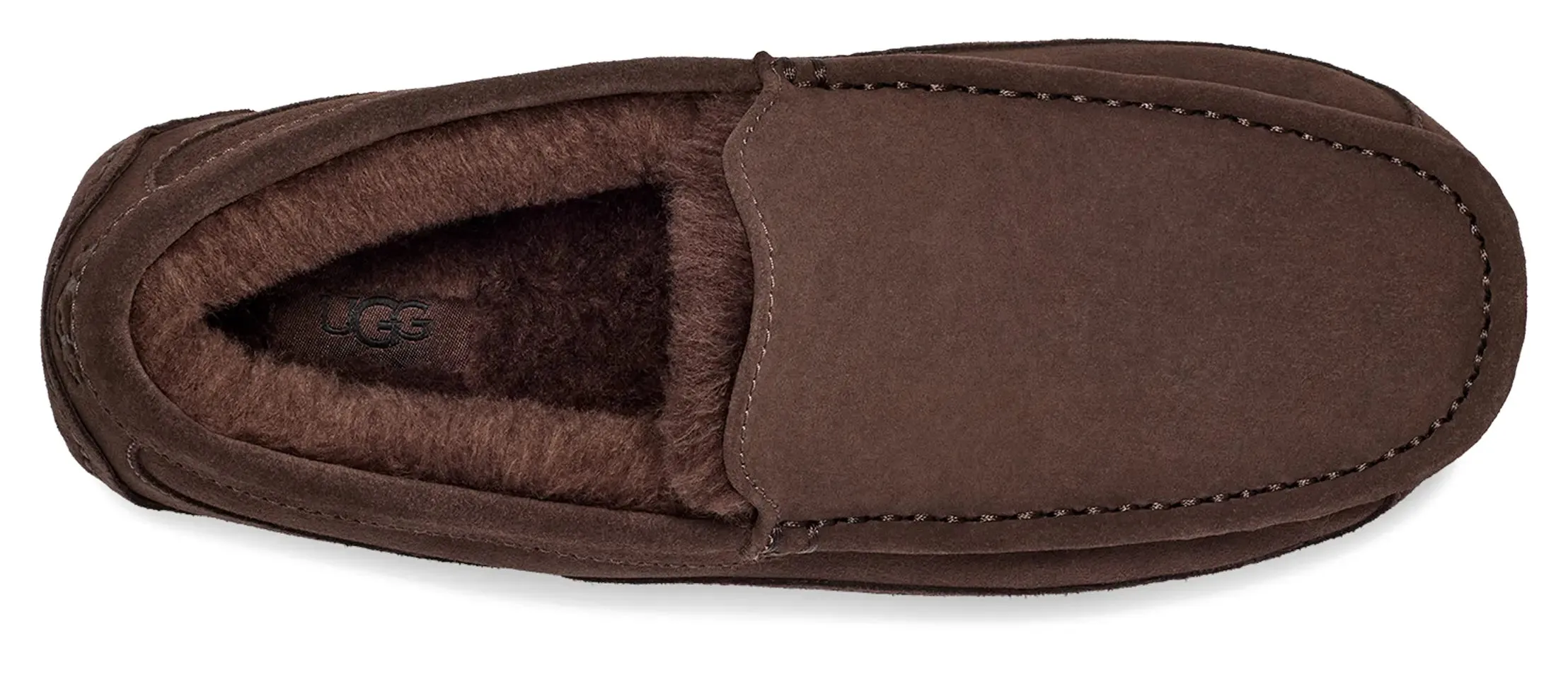Men’s UGG Ascot (Suede) – Classic Moc-Toe Slipper with Indoor/Outdoor Comfort