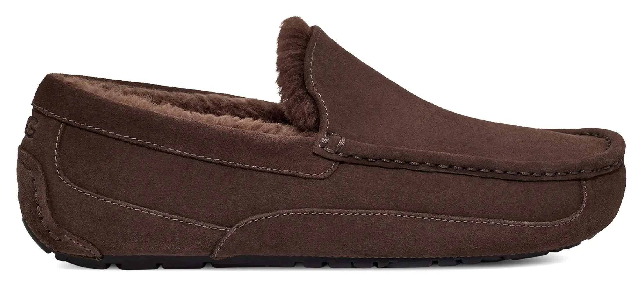 Men’s UGG Ascot (Suede) – Classic Moc-Toe Slipper with Indoor/Outdoor Comfort
