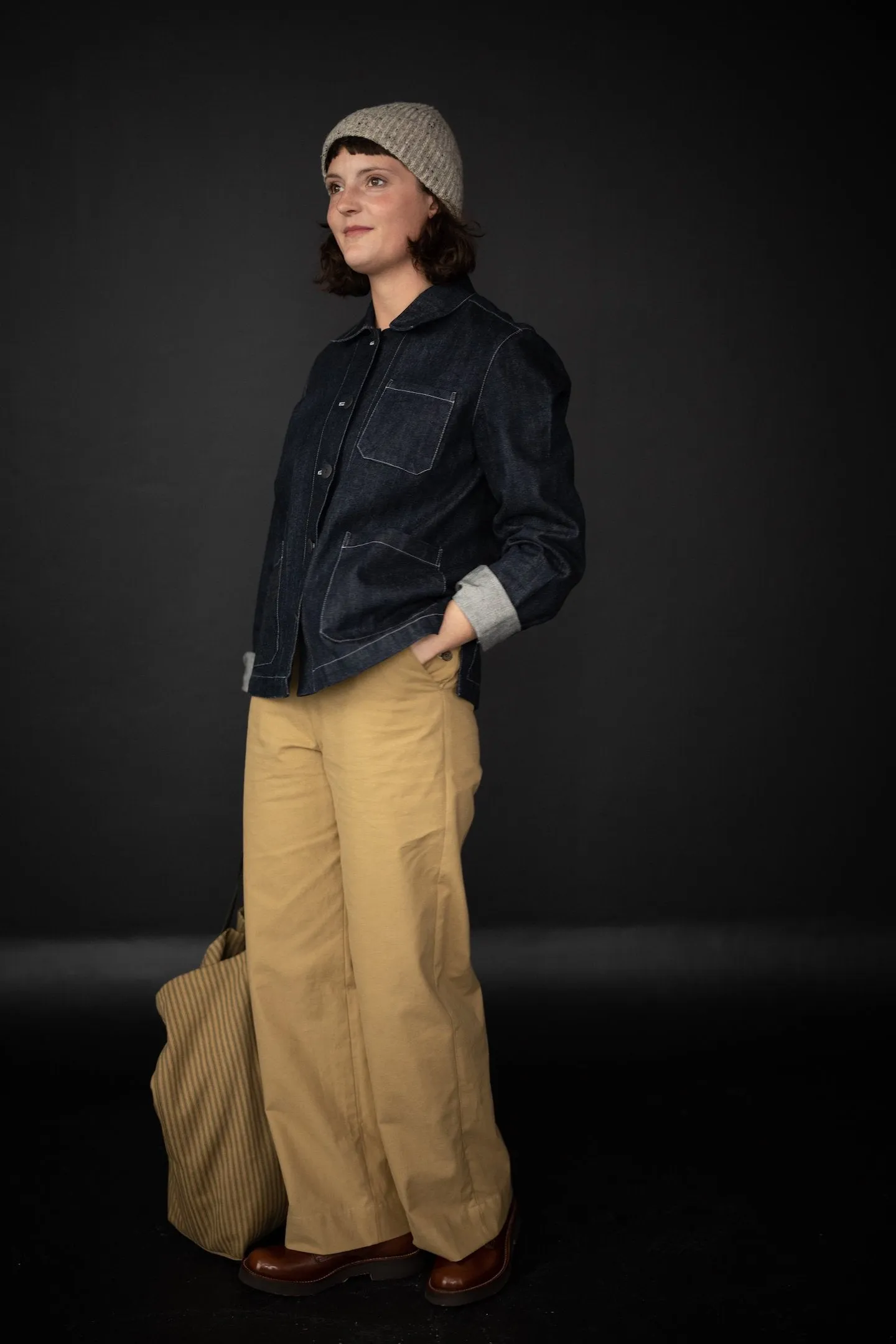 Merchant & Mills, Quinn Sailor Trousers Paper Pattern, two size ranges