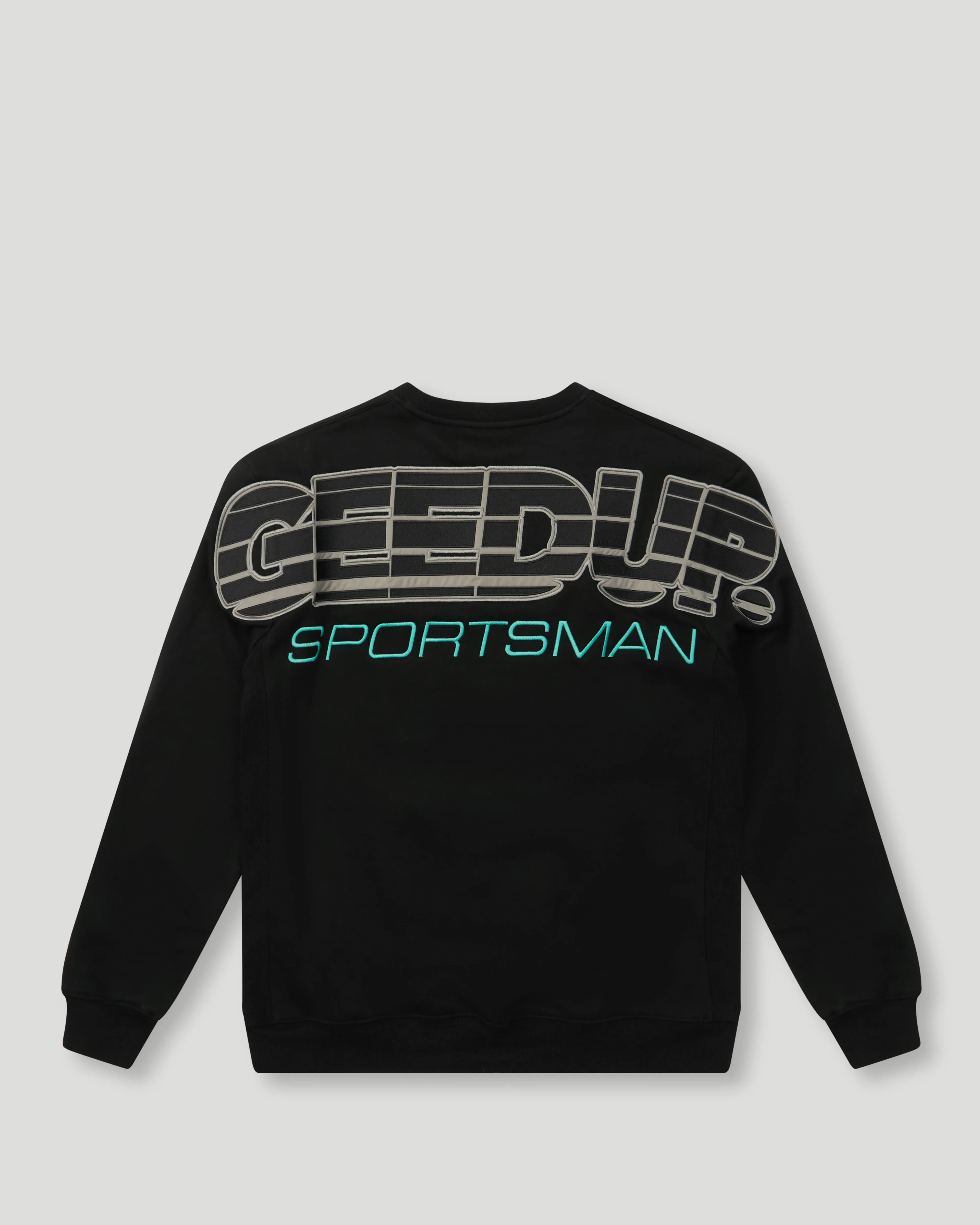 OS Sportsman  2.0 Crewneck Black/Aqua Green
