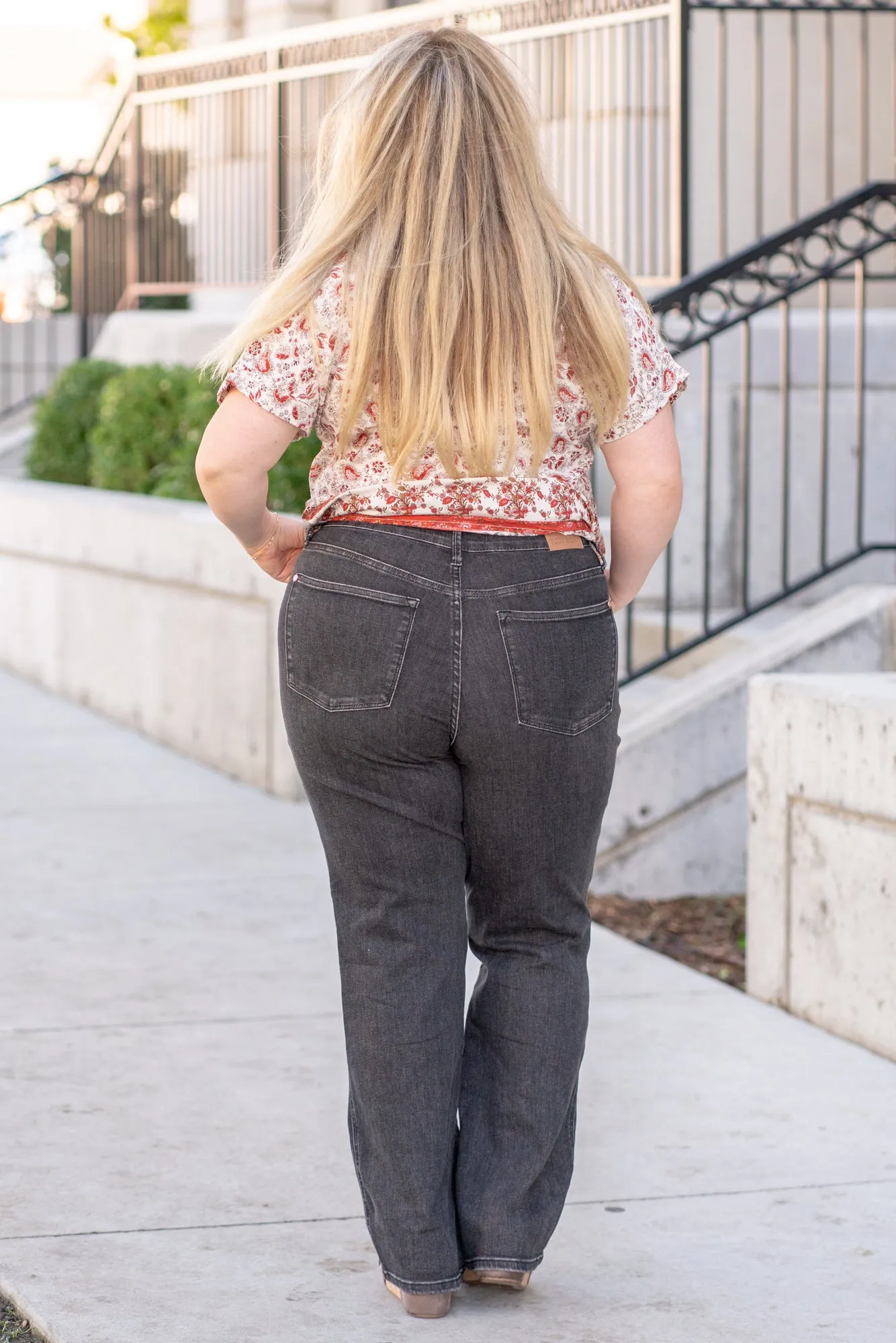 Plus Size Kenner High Rise Tummy Control Straight