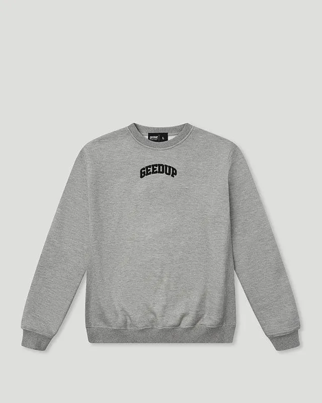 Strong-Arm Department Crewneck Grey/Black