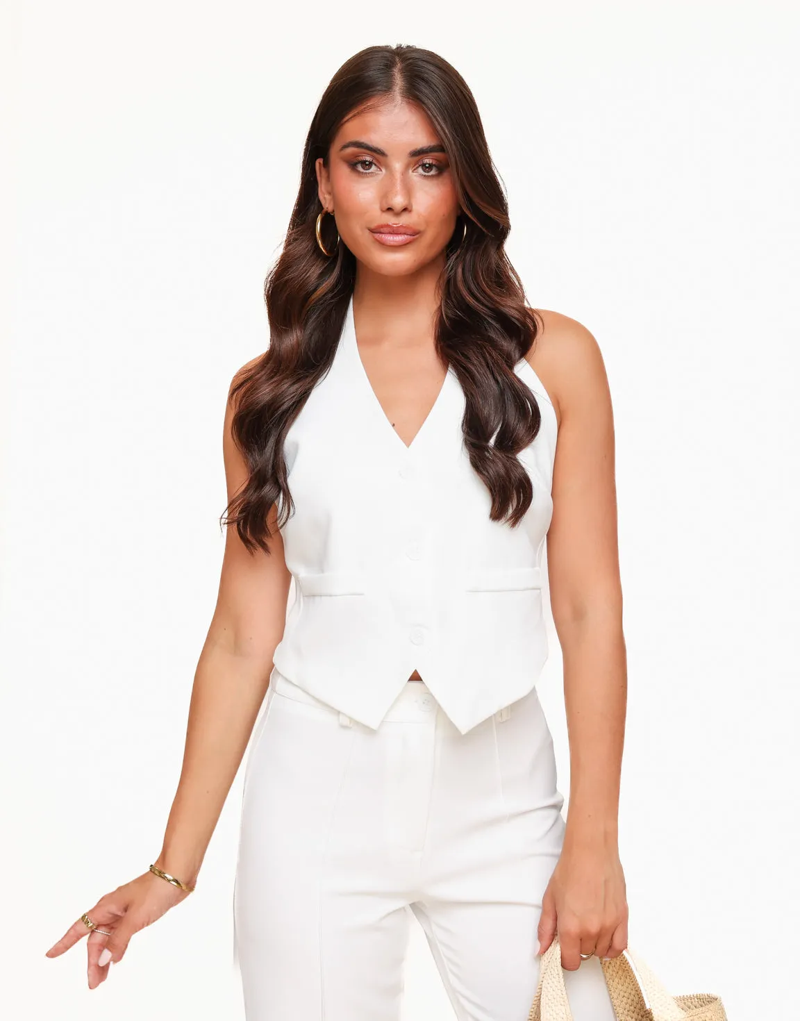 Witte Halter - Gilet