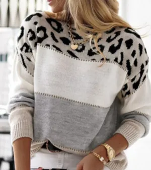 Zaynab | Leopard Print Sweater